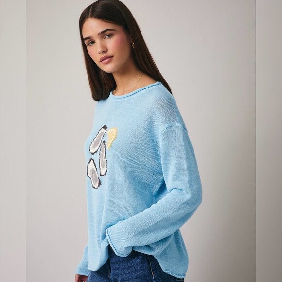 AW SHUCKS OYSTER KNIT SWEATER - Picture 2 of 3